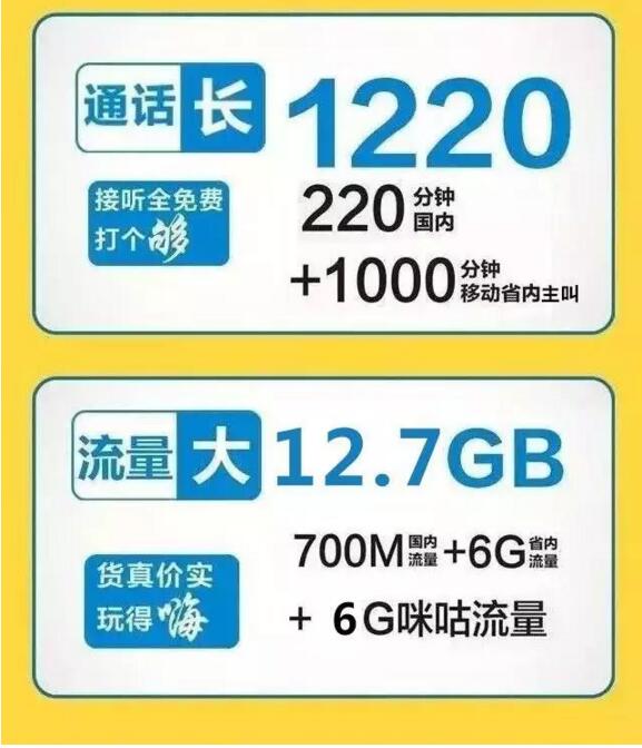 移动天王卡驾到 超值1000分钟+10G流量预约办