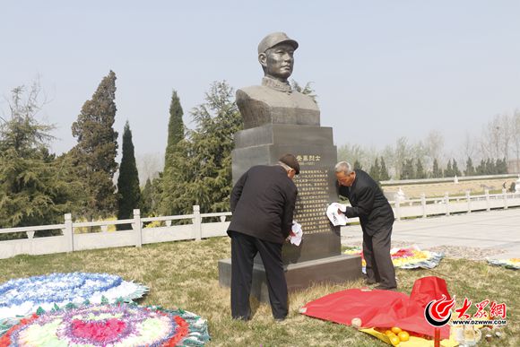 菏泽洪拳协会举行武术表演 纪念抗日将军赵登禹