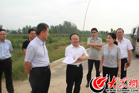 曹升灵现场督导调度菏泽高新区重点城建项目建设