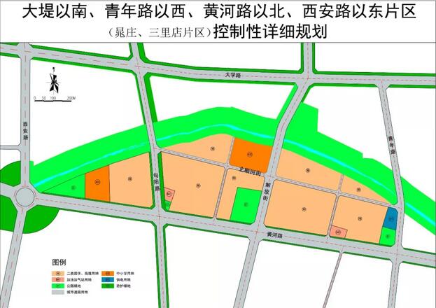 对菏泽市晁庄,三里店片区等三个片区(地块)控制性详细规划方案进行了