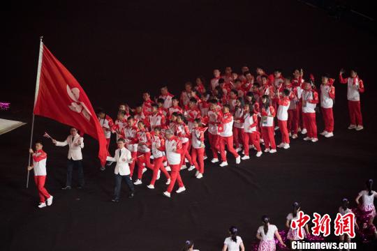 中国第二届青年运动会太原开幕 港澳派出390人