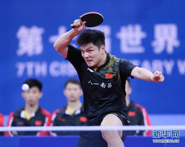 乒乓球男子团体:中国队夺金