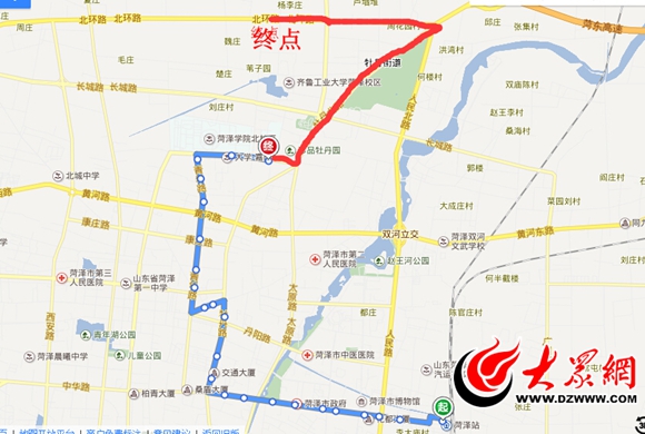 菏泽2路公交延伸至齐鲁工大 直达火车站