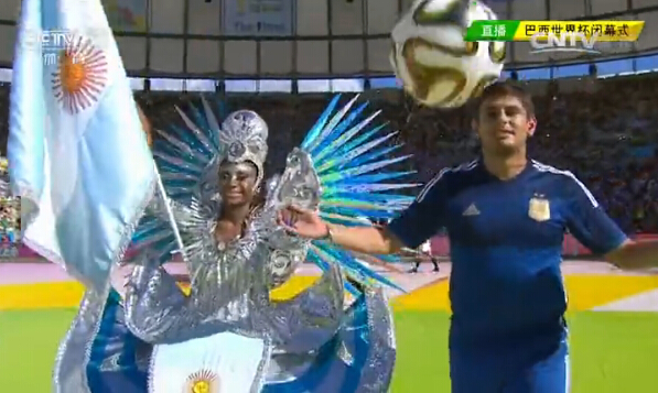 视频-巴西世界杯闭幕式 花式足球另类演绎德阿决战
